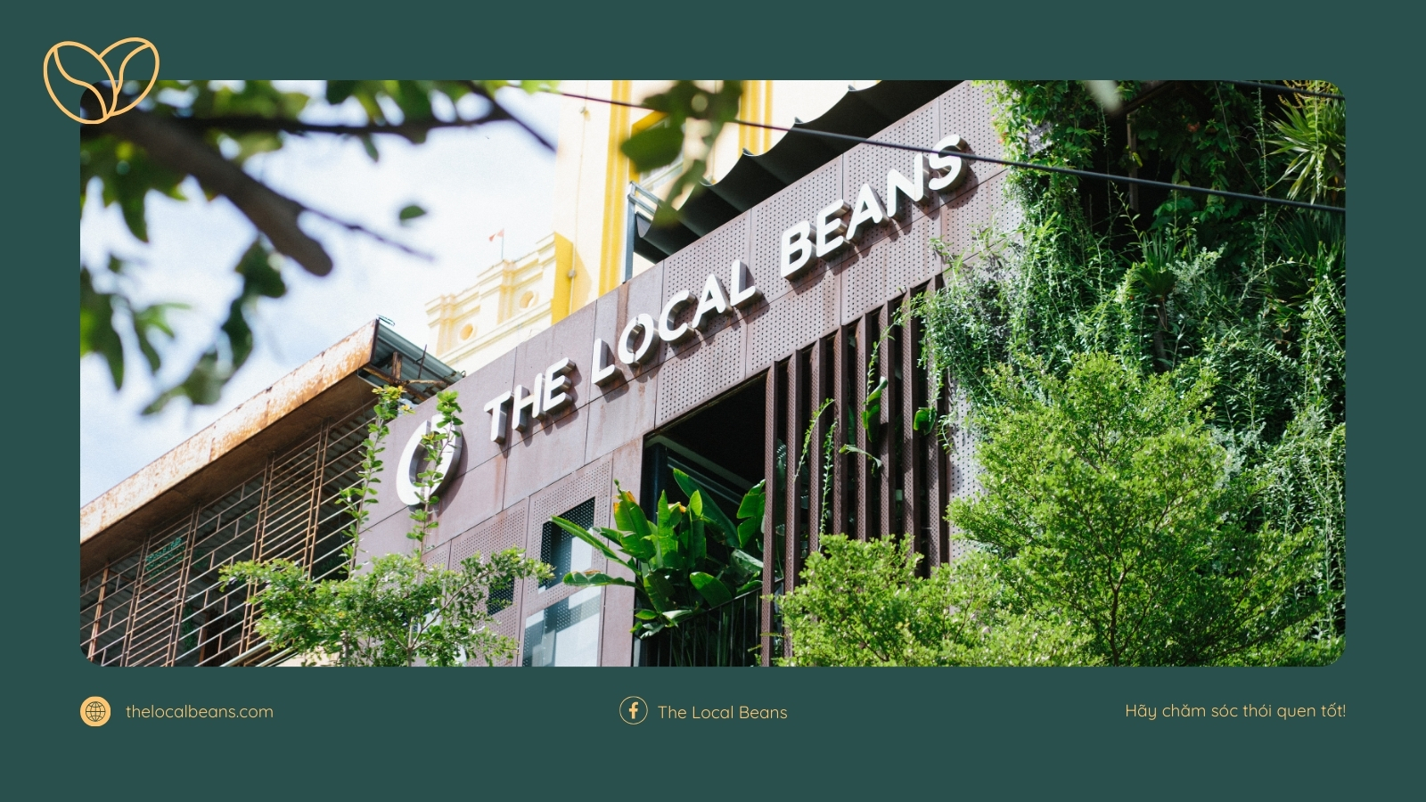 bảng hiệu cửa hàng the local beans đà nẵng