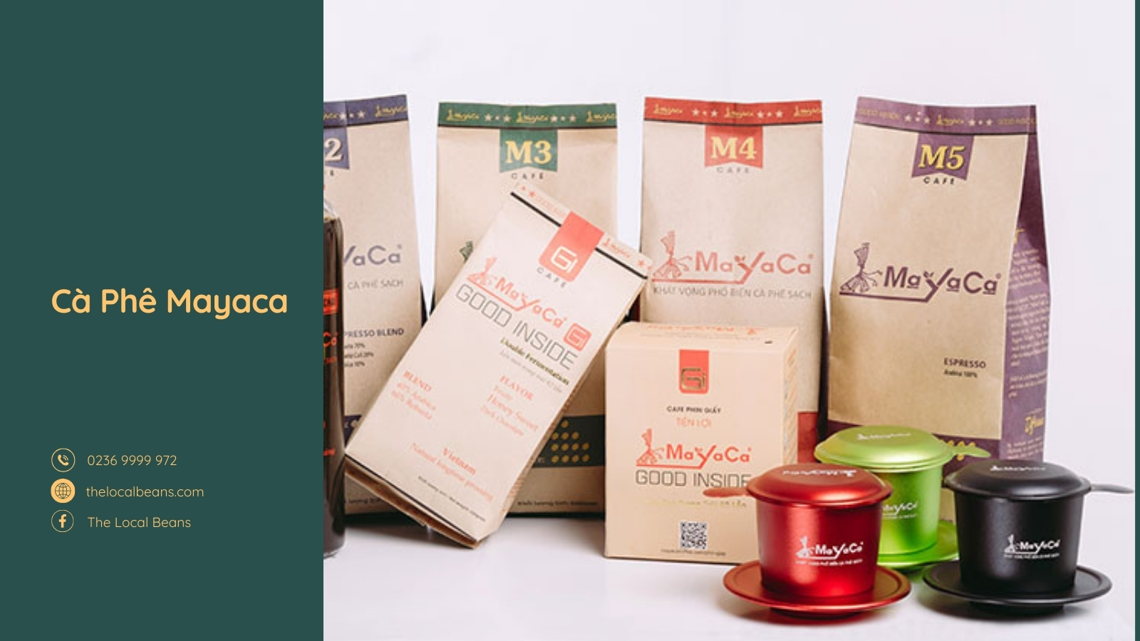 các sản phẩm cà phê hạt của Mayaca
